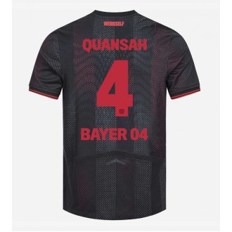 Bayer Leverkusen Jarell Quansah #4 Hjemmedrakt 2025-26 Kortermet Bayer Leverkusen Jarell Quansah #4 Hjemmedrakt 2025-26 Kortermet